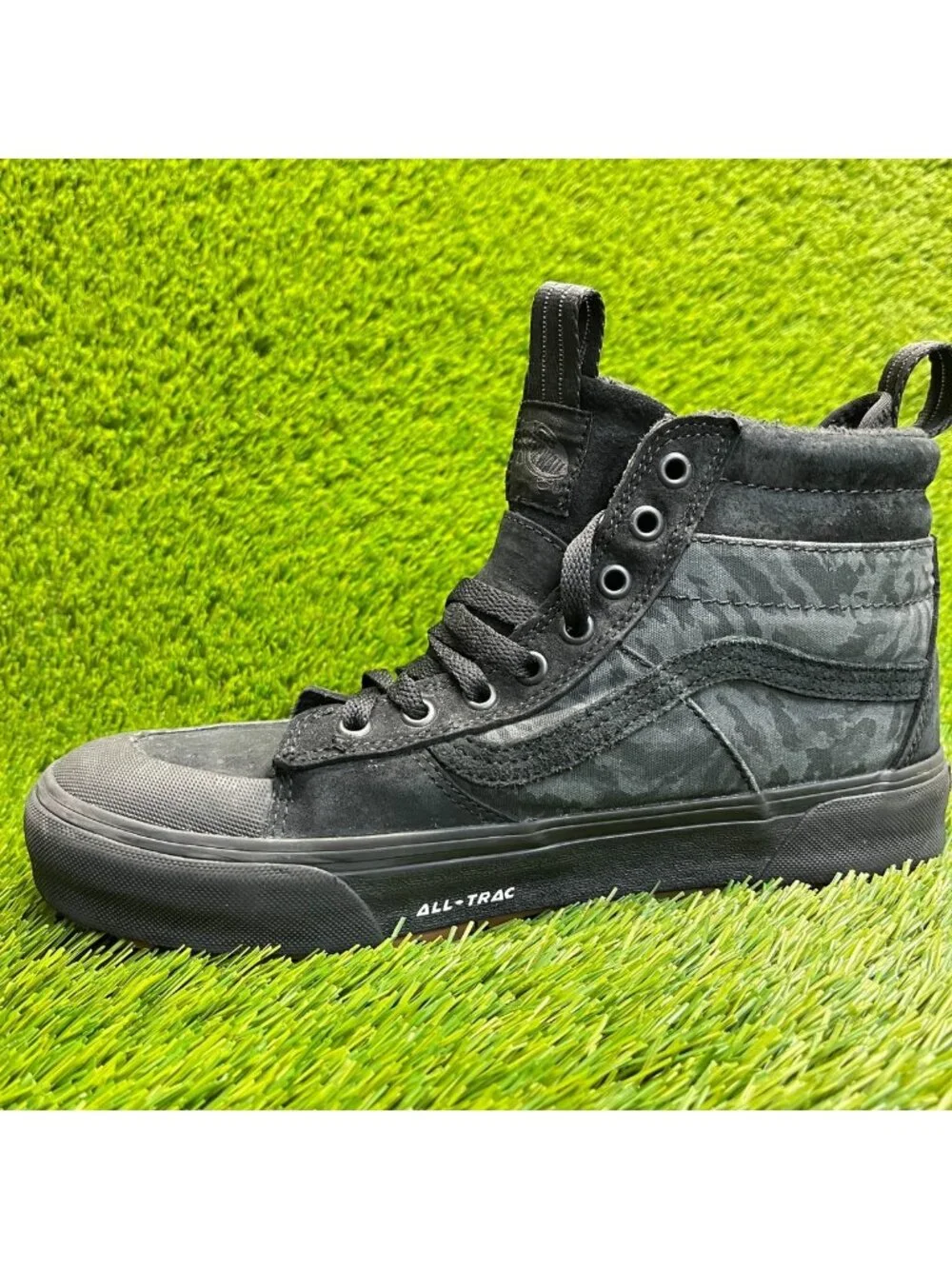 Vans Sk8-Hi MTE-2 Camo Black Mens Size 8.5 Womens 10 Athletic Shoes Sneakers